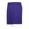 Augusta Sportswear Youth Swish Reversible Basketball Shorts, Purple/White, S view 1