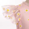 Daisy Dress Baby Girl: Toddler Sequins Ruffle Tutu Dress Flower Bowknot Dots Summer Flutter Sleeves Princess Birthday Party Dresses for Kids Formal Holiday Beach Dance Gown Pink - Daisy 5-6X view 4