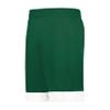 Augusta Sportswear Youth Swish Reversible Basketball Shorts, Dark Green/White, S