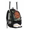 WOLT | Youth Baseball Backpack Bag for Baseball, Softball & T-Ball Equipment & Gear, Youth Boys and Adults, with Holder for Bat, Helmet, Glove, & Shoes Compartment & Fence Hook view 1