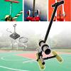 Athletic Field Striping Line Marking Machine, Basketball Court Marking Kit, Hand Push Floor Marking Tool, Tape Marking Machine Hand-Push Tape Sticking Machine for Driveway with Circle Drawing Tool view 2