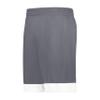 Augusta Sportswear Youth Swish Reversible Basketball Shorts, Graphite/White, L view 1