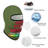 Custom Image Balaclava Ski Mask, Personalized Head Cover, Uv Full Face Mask Sun Protection, Breathable, Lightweight, Neck Gaiter Outdoor Breathable Face Cover, 15.7"9.1", Dark-Olive-Green view 3