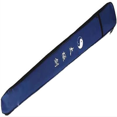 Jausflora Sword Bag Fencing Bag Sword Bags,Carry Case for Bokken,Katana,Samurai Sword,100cm/105cm/110cm Length Sword Storage Bag Weapon Cover with Shoulder Strap-Blue||100cm