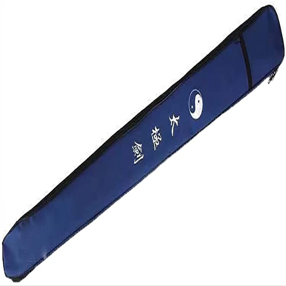 Jausflora Sword Bag Fencing Bag Sword Bags,Carry Case for Bokken,Katana,Samurai Sword,100cm/105cm/110cm Length Sword Storage Bag Weapon Cover with Shoulder Strap-Blue||100cm