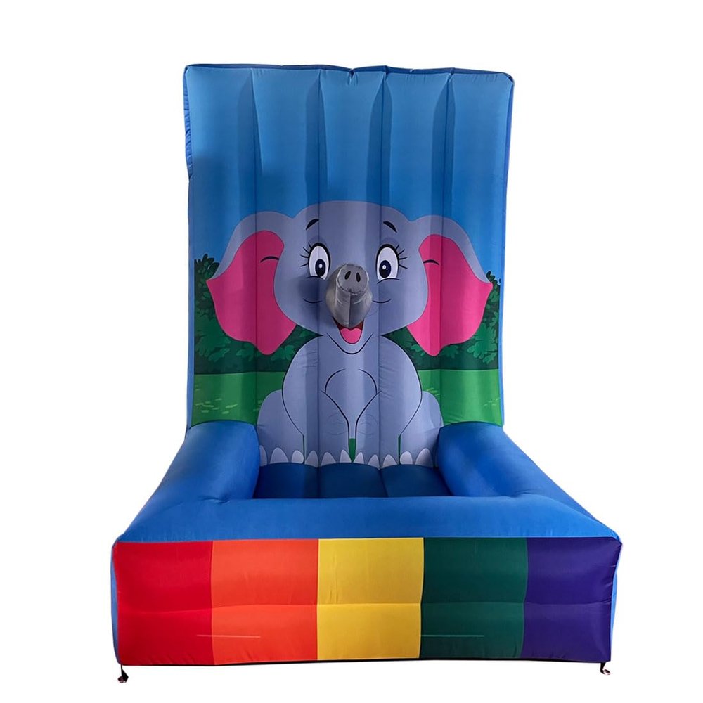FYTEINFLA Inflatable Carnival Game Inflatable Elephant Ring Toss Ring Toss Game with Blower for School Playground/Family/Team