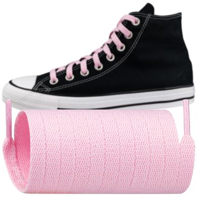 Endoto Shoelaces for Converse Sneaker Shoes Flat Laces Replacement(Color:Pink,Size:35Inch)
