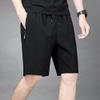JEsilunmaMY Casual Print Running Shorts for Men 4 Way Stretch Athletic Jogger Shorts Workout Gym Training Beach Shorts (Black1,XX-Large) view 2