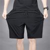 JEsilunmaMY Casual Print Running Shorts for Men 4 Way Stretch Athletic Jogger Shorts Workout Gym Training Beach Shorts (Black1,XX-Large) view 3