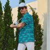MSCPZH Mens Golf Shirts Crocodile Golf Polo Shirts for Men Short Sleeve Polo Shirts Golf Mens Polo view 3