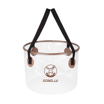 YUEWO Portable Collapsible Bucket with Handle Foldable Wash Basin Multifunctional Water Container Sink for Fishing, Camping, Hiking, Backpacking, Outdoor Survival, Car Washing (20L/5G)