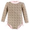 Hudson Baby Girls Rashguard Baby and Toddler Swimsuit, Leopard, 2T view 1
