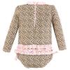 Hudson Baby Girls Rashguard Baby and Toddler Swimsuit, Leopard, 2T view 2