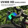 BangLong Polarized Sports Sunglasses - UV400 Protection Wrap Around MTB TR90 Frame Sun Glasses for Men Women Running Cycling Fishing, Green view 3