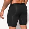 JEsilunmaMY Men's Slim Fit Boxer Briefs Soft Comfortable Stretch Athletic Underwear Breathable Support Pouch Boxer Briefs (Black,Medium) view 2