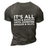 Generic Graphic Tees Men Mens White Tee Shirts Mens T-Shirts Custom Shirt White Tee Shirt Men Mens Clothing Purple Shirt Men's T-Shirts & Tanks Black T Shirt Packfor Men Black Tshirts Unisex Adult view 1