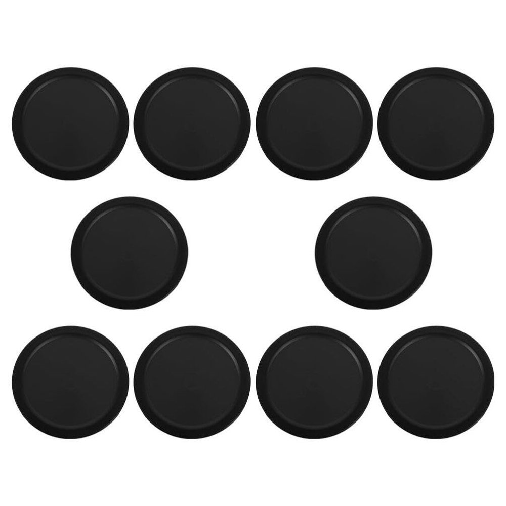Vaguelly 10pcs Ice Hockey Pucks Desktop Accessories for Indoor Games Replacement for All Skill Levels for Family Fun and Competitive