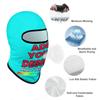 Custom Ski Mask Design Your Own, Personalized Face Mask, Lightweight Face Cover, Balaclava Face Mask Sun Uv Protection Breathable Full Head, 15.7"9.1", Cyan view 3