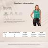 Agoky Womens Big Girls Shiny Sequins Ruffled Sleeves T-Shirts Top Peplum Shirts Dance Crop Tops Pink Small view 3