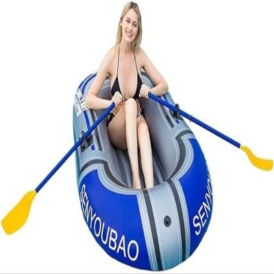Inflatable Kayak, Inflatable Boat, with Paddles and Air Pump,for Outdoor Drifting Fishing Traveling Water Sports