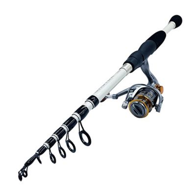 Telescopic Fishing Rod Combos Ultralight Carbon Telescopic Lure Fishing Rod Set with Reel Bait Wt 10-30g Power Spinning Fishing Rod Travel Gift Rod 1.6-2.4m Portable Fishing Rods Outdoor Fishing Poles