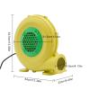 LIAPDG Bounce House Blower, 450w 0.6hp Commercial Electric Pump Fan Pe Plastic Air Blower for Inflatable Cinema Screens, Inflatable Castle, Inflatable Jumping Bed, 3300rpm view 2