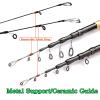 Telescopic Fishing Rod Combos Carbon Fiber Fishing Rod and Reel Combos Portable Casting Spinning Fishing Pole 17+1BB Baitcasting Reel Fishing Set Portable Fishing Rods Outdoor Fishing Poles (Size : 2 view 3