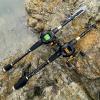 Telescopic Fishing Rod Combos Carbon Fiber Fishing Rod and Reel Combos Portable Casting Spinning Fishing Pole 17+1BB Baitcasting Reel Fishing Set Portable Fishing Rods Outdoor Fishing Poles (Size : 2 view 4