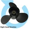 AQUAMAN Boat Propeller 9.75x9.5 for Mercury Mariner Outboard Motor 25-30HP 10 Spline view 3