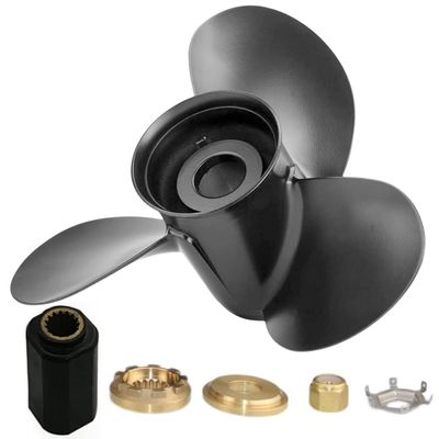 AQUAMAN 13x19 Propeller for Mercury Outboard 40 50 60 70 75 80 90 100 115 125 140 HP Hub Kits Included,OEM 48-77346A45,15 Spline Tooth,RH