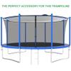 NineFit Basics Outdoor Trampoline Cover Shade Tent Cover with Ties for 6ft, 8ft, 10ft, 12ft, 14ft, 16ft Trampolines Cover Top, Easy to Install Outdoor Sports Sun Shade Top Cover Roof Sunshade (Size : 8ft) view 3
