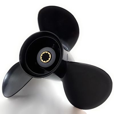 AQUAMAN Outboard Propeller Aluminum 9.9x13 for Mercury Motor 25/28/30HP 10 Tooth/Boat Outboard Propeller for Tohatsu Engine 3R0B645270 9 7/8x13,RH