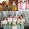 ELAWBTY Long Maxi Floor Lengh Chiffon Skirt Elastic High Waist Bridesmaid Skirt Lavender S-M view 2