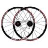 20 Inch Mountain Bikes Wheelset Folding Bicycles Wheel Small Wheel Disc Brake Quick Release Aluminum Alloy Double Wall Rims 7 8 9 Speed 20 Holes (Size : A)