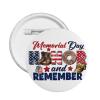 1pc Memorial Day Button Pins Veteran Day Pin 4th Of July American Flag Button Vietnam Veteran Round Badge For Clothes Bag view 1