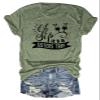 Women's T-Shirt Oh Sip It's A Sisters Trip Short Sleeve Crew Neck Graphic T Shirt Wine Party Vacation Casual Top Tee view 3