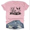 Women's T-Shirt Oh Sip It's A Sisters Trip Short Sleeve Crew Neck Graphic T Shirt Wine Party Vacation Casual Top Tee view 2