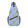 YSBYEIU Cute Duck Print Sling Bag For Women and Men Cute Duck Casual Crossbody Sling Backpack Bags view 1