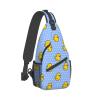 YSBYEIU Cute Duck Print Sling Bag For Women and Men Cute Duck Casual Crossbody Sling Backpack Bags view 2