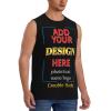 daodao Custom Mens Tank Tops Undershirt Personalized Sleeveless T Shirts for Men with Logo Quick Dry Tops for Workout Gym Running, Small view 2