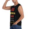 daodao Custom Mens Tank Tops Undershirt Personalized Sleeveless T Shirts for Men with Logo Quick Dry Tops for Workout Gym Running, Small view 3
