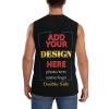 daodao Custom Mens Tank Tops Undershirt Personalized Sleeveless T Shirts for Men with Logo Quick Dry Tops for Workout Gym Running, Small view 4
