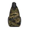 YSBYEIU Cool Dragon Crossbody Bags for Women Men Red Dragon Sling Bag Backpack Casual Chest Bag with Adjustable Shoulder Strap view 1