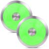 Tideme 2 Pcs 1.6 Kg Sports Training Discus, Track and Field Discus for High School Boys Girls, Reliable Nylon-Iron Built, Easy-to-Grip Anti-Slip Polished Finish, Sports Practice Discus (Green) view 1