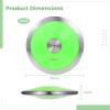 Tideme 2 Pcs 1.6 Kg Sports Training Discus, Track and Field Discus for High School Boys Girls, Reliable Nylon-Iron Built, Easy-to-Grip Anti-Slip Polished Finish, Sports Practice Discus (Green) view 4