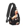 WSOIHFEC Cute Dinosaur Cross Chest Bag Diagonally Crossbody Shoulder Bag Travel Backpack Sling Bag for Women Men view 2