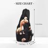 WSOIHFEC Cute Dinosaur Cross Chest Bag Diagonally Crossbody Shoulder Bag Travel Backpack Sling Bag for Women Men view 3