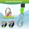 Heavy Duty Boat Tow Harness for Tubing, Water Sports Tow Rope for Boat Towables & Tubes, Self Centering Tow Harness Line with Clip Quick Connector & Stainless Steel Hooks view 4