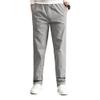 AIFARLD Mens Cargo Pants Elastic Waist Pants Sport Jogger Long Trousers for Hiking Fishing Running Workout Light Grey view 3