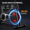 Exercise Bike,Adjustable Resistance Indoor Cycling Bike for Home Exercise - Stationary Bike with Smartphone Holder, LCD Display & Heart Rate Monitor view 3